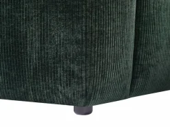 Best Sofá rinconera izquierda y chaise longue de pana - Verde bosque - TIRONO de Sofá Modular