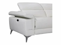 Sale Sofá rinconera ángulo dcho eléctrico piel PASCALINE Sofá Relax