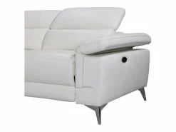 Best Sofá rinconera ángulo izdo eléctrico piel PASCALINE Sofá Relax