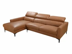 LINEA SOFA Sofá rinconera ángulo izquierdo piel búfalo FLORENCE