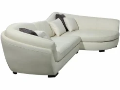 Best Sofá rinconera piel de búfalo de 5 plazas - - Ángulo derecho. CAIPI Sofá De Piel|Sofá Rinconera