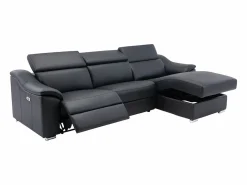 Discount Sofá rinconera relax de piel de calidad superior - Ángulo derecho - PEDRERA Sofá Relax