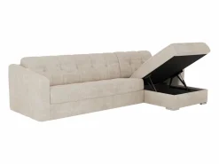 Online Sofá rinconera reversible de apertura rápida de tela colchón de 14 cm DARIELO Sofás Y Sillones