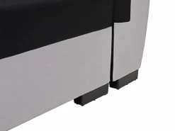 Clearance Sofá rinconera reversible de tela y gris claro GABY II Sofá Rinconera