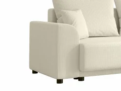 Vente-unique Sofá rinconera reversible de pana NESSARO