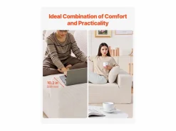 Hot Sofá Seccional Modular SucceBuy en Forma de L con Chaise Longue y Cojín Beige