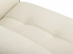 Sale Sofa 3+2 plazas de piel de becerro blanco THIBAULT Conjunto Sofás