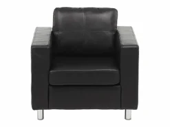 Vente-unique Sofa 3+1 plazas de piel sintetica ACKLEY