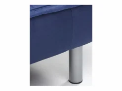 Clearance Vente-unique Sofa cama clic-clac microfibra en color azul MISHAN Azul elu00e9ctrico
