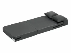 Sale Sofá-Cama Plegable SucceBuy, 3 en 1 Plegable con 2 Almohadas, Gris Oscuro, Individual Sofá Vintage