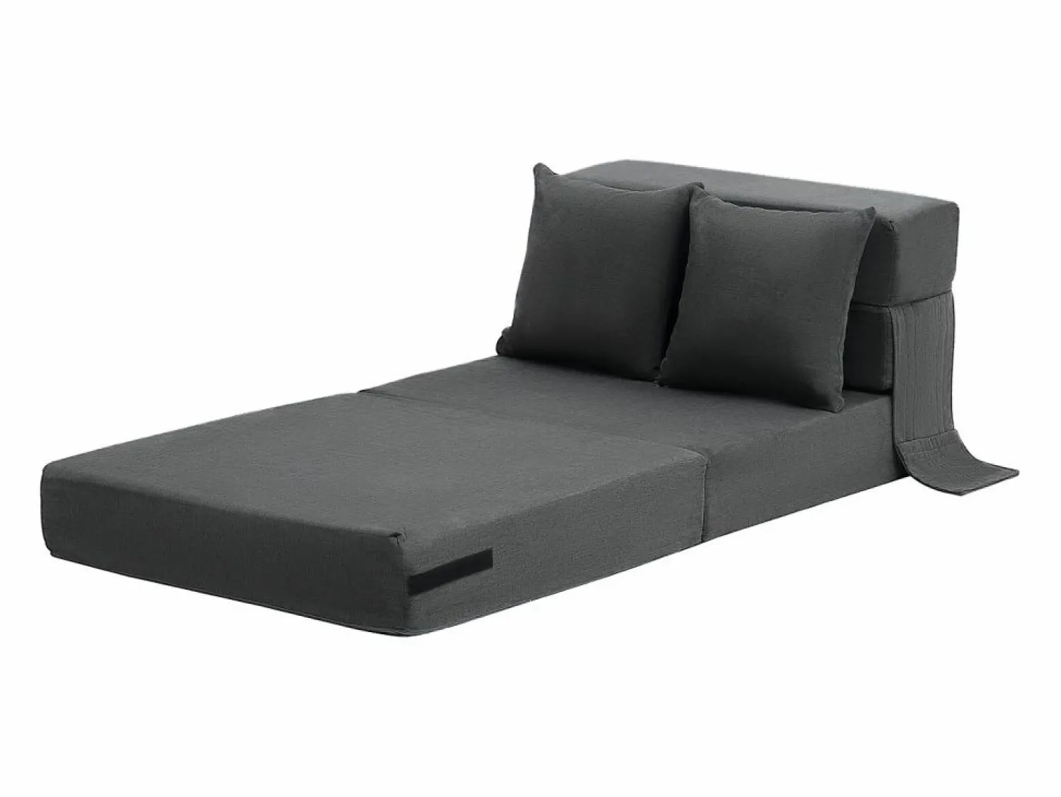 Sale Sofá-Cama Plegable SucceBuy, 3 en 1 Plegable con 2 Almohadas, Gris Oscuro, Individual Sofá Vintage