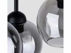 Sollux Lighting Sollux Alino Lámpara de techo semiempotrable multi brazos negra