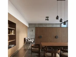 Sollux Lighting Sollux Alino Lámpara de techo semiempotrable multi brazos negra