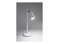 Sollux Lighting Ring Lámpara de trabajo de escritorio, blanca, 1x GU10
