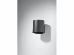 Sollux Lighting Sollux ORBIS - 1 lámpara de pared empotrada Light Up Down Antracita