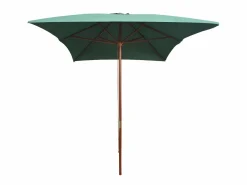 Sombrilla con palo de madera verde 200x300 cm ES367670