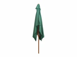 Sombrilla con palo de madera verde 200x300 cm ES367670