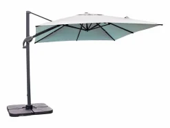 Online Dcb Garden Sombrilla con pie excéntrico de acero y lona Gris