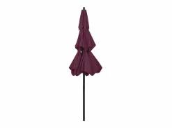 Clicnbuy Sombrilla de 3 niveles con poste de aluminio burdeos 2,5 m