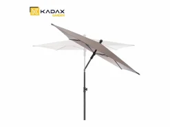 Online Sombrilla de balcón rectangular KADAX, 210 x 140 cm, altura regulable para balcón y terraza, sombrilla de terraza plegable con bolsa de transporte, color topo, 210 Beige