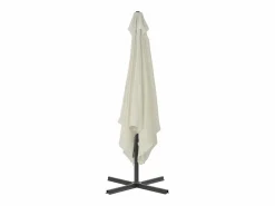 Clicnbuy Sombrilla de jardín con palo de acero 250x250 cm arena