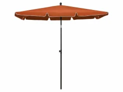 Sombrilla de jardín con palo terracota 210x140 cm ES575074