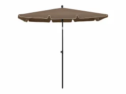 Discount Clicnbuy Sombrilla de jardín con palo gris taupe 210x140 cm Topo