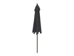 Best Sombrilla de jardín con poste de madera negro 299x240 cm ES887886