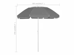 Clicnbuy Sombrilla de playa 300 cm