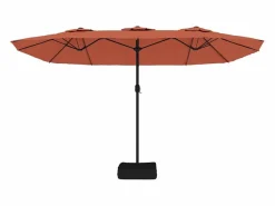 Hot Clicnbuy Sombrilla doble color terracota 449x245 cm Naranja