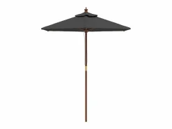 Sale Sombrilla jardín con poste de madera 196x231 cm Sombrilla