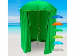 Discount Sombrilla Playa y jardín 200 cm Protección uv Cortina Zeus - oscuro Sombrilla