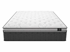 Best Ysmée Somier + colchón híbrido de muelles ensacados 35 cm de grosor GAMIANI-140 x 190 Blanco