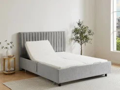 Outlet Somier articulado eléctrico 2x65 terminales - 2 x 80 x 200 cm - - NALU de DREAMEA Cama Articulada
