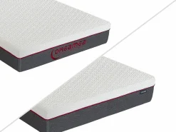 Hot Somier articulado eléctrico 2x78 terminales - 2 x 90 x 200 cm - beige - NALU de YSMÉE Colchón Relax|Colchón Espuma