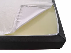 Outlet Somier articulado eléctrico 2x78 terminales - 2 x 90 x 200 cm - gris - NALU de YSMÉE Cama Articulada