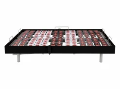 Clearance Somier articulado eléctrico 2x48 terminales - 2 x 70 x 190 cm - gris - NALU de YSMÉE Somier Relax