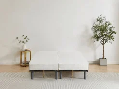 Discount Ysmée Somier articulado manual sobre enganches 80x200 cm Gris
