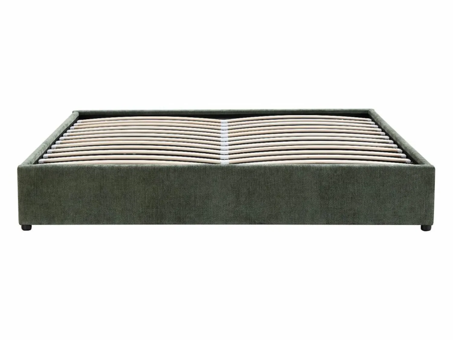 Hot Ysmée Somier con arcón 180 x 200 cm king size en tela texturizada - FIRMEO de YSMÉE Verde