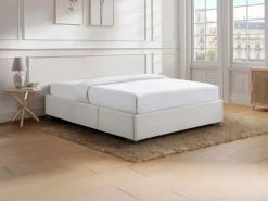 New Ysmée Somier con cajones 180 x 200 cm king tejido - Con patas - KOLANE de YSMÉE Beige