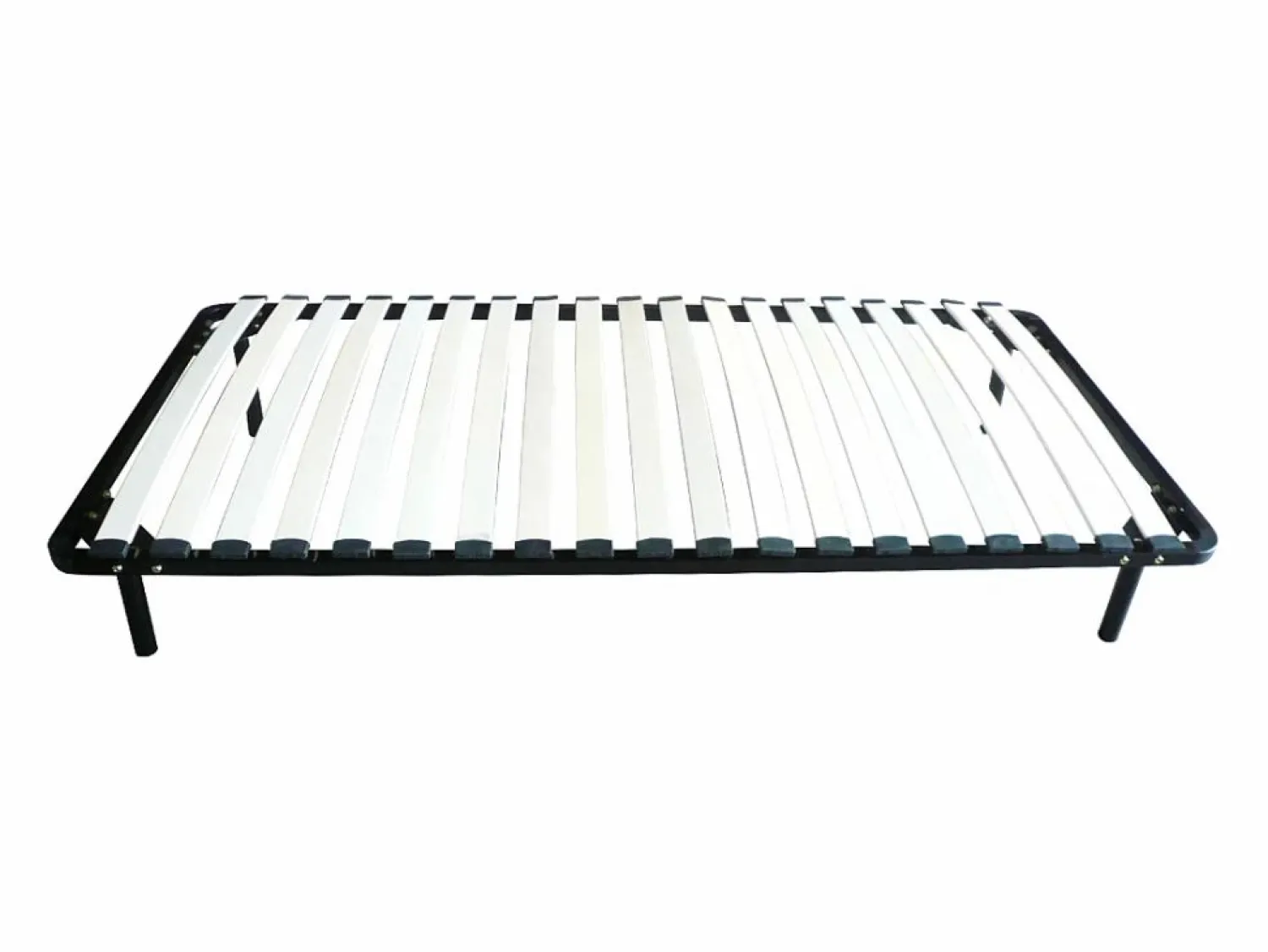 Clearance Somier de laminas con 4 patas 90 x 190 cm - 19 laminas Base De Cama De Láminas|Somier - 90X190Cm