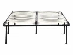 Clearance Habitat et jardin Somier de láminas + patas para colchón - 140 x 190 cm - 26 láminas Beige