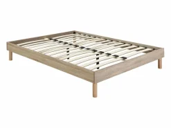Ysmée Somier de láminas 140 x 190 cm - Natural claro - MUCHIGAN de YSMÉE