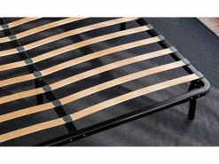 New Douce Lune Somier de láminas 180x200 cm Estructura sólida de metal negro Alta calidad - Cómodo ®