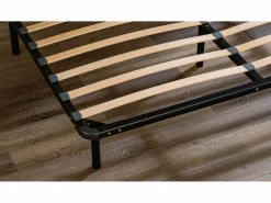 New Douce Lune Somier de láminas 180x200 cm Estructura sólida de metal negro Alta calidad - Cómodo ®