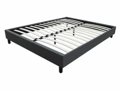 Habitat et jardin Somier de tela "Andy" - 140 x 190cm - marengo