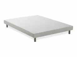 Somier tapizado con láminas 140x190 Madera Maciza Blanca Pies FINLANDEK Rakenne Somier - 140X190Cm