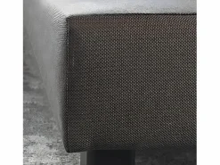 Douce Lune Somier tapizado 140x190 Madera de pino reforzada - Haya maciza - Antracita - Estructura sólida de calidad - Cómodo ®