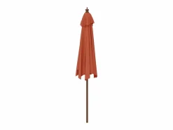 Hot Sophie-Sandrine Sombrilla de jardín con poste de madera terracota 299x240 cm Sombrilla