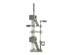 Garden Furniture Sophie-Victoria Rascador para gatos con poste rascador de sisal 230-260 cm